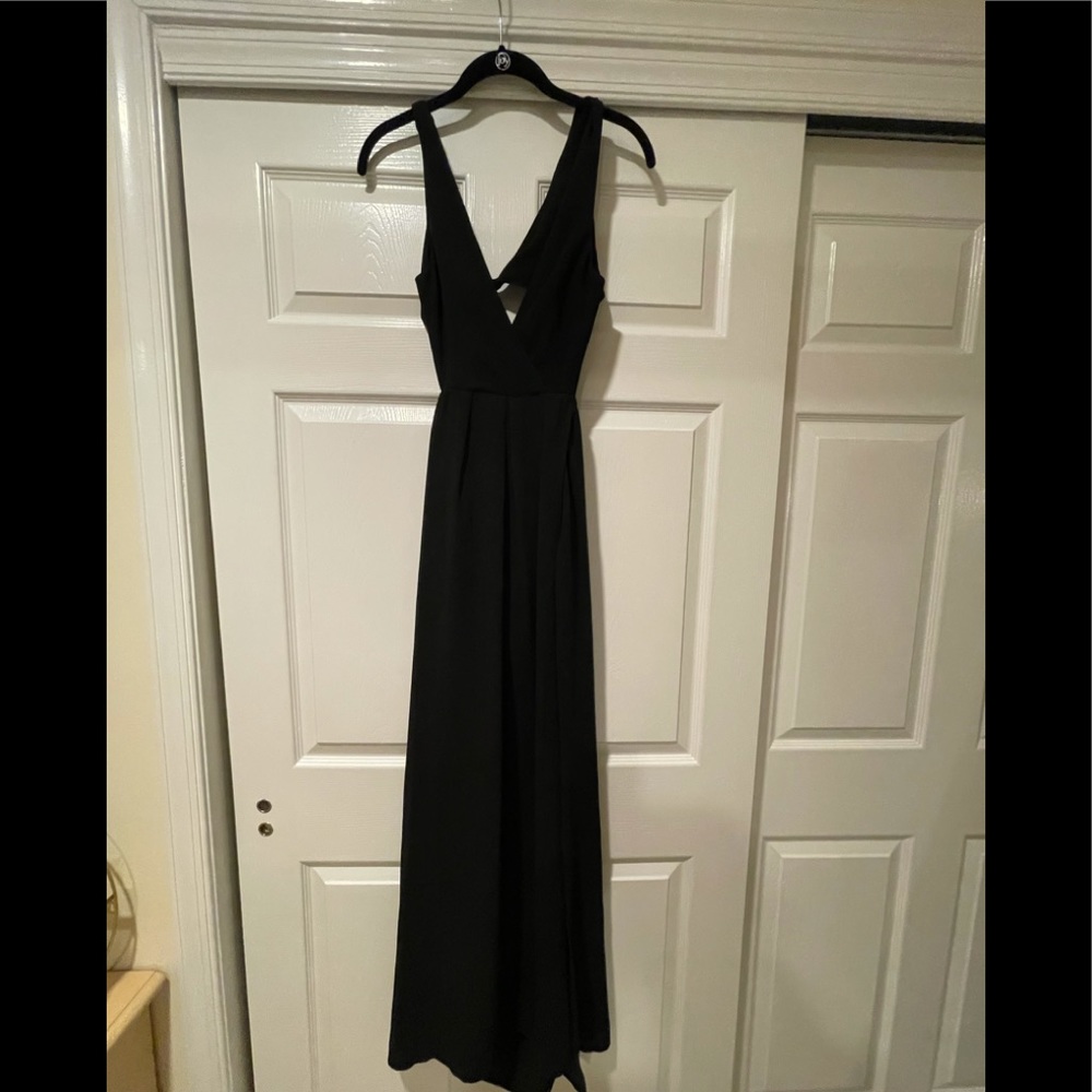 Black maxi dress